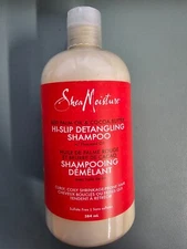 2x Shea Moisture Hi-Slip Detangling Shampoo Flaxseed, Red Palm oil, Cocoa Butter