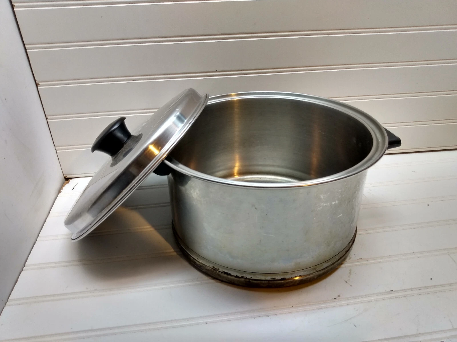 Lifetime Stockpot 6 Qt Regal Ware Multiply Stainless Dutch Oven Frying Pan & Lid