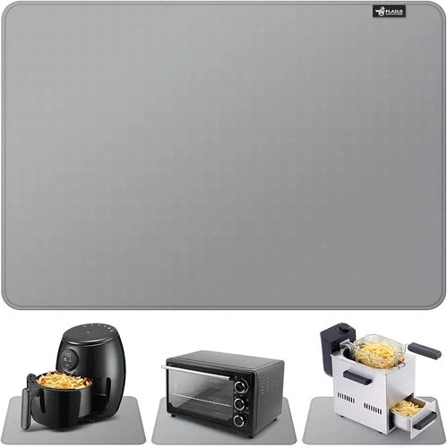 Heat Resistant Mat for Air Fryer Site On Fireproof Silicone Mats for Kitchen
