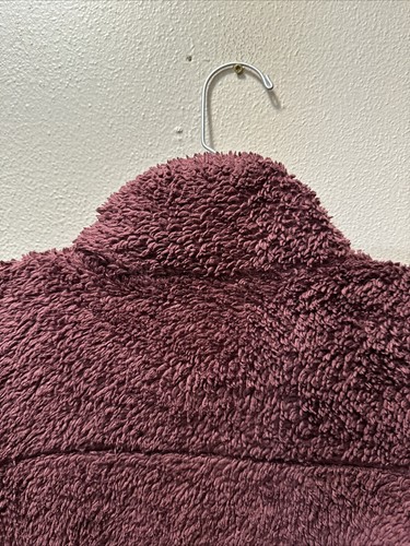 Columbia Women's Cloudy Day Full Zip Fleece Jacket Burgundy Purple Medium - Picture 7 of 8
