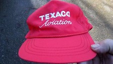 VINTAGE TEXACO AVIATION SNAP BACK CAP HAT