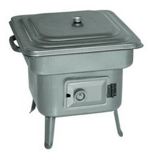 BARBECUE FORNACELLA PIC NIC PORTATILE QUADRATA CM.22x22 CAMPEGGIO