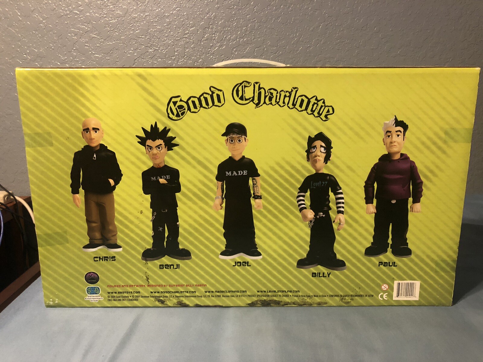 Good Charlotte Figure Set Exclusive Authentic Autographed Box Stevenson Sealed Ebay