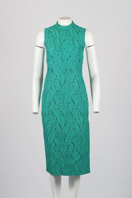 chinese dress ladies No. 21 LACE TRIMMED SILK MINI DRESS IT 38 UK 6 main image 1