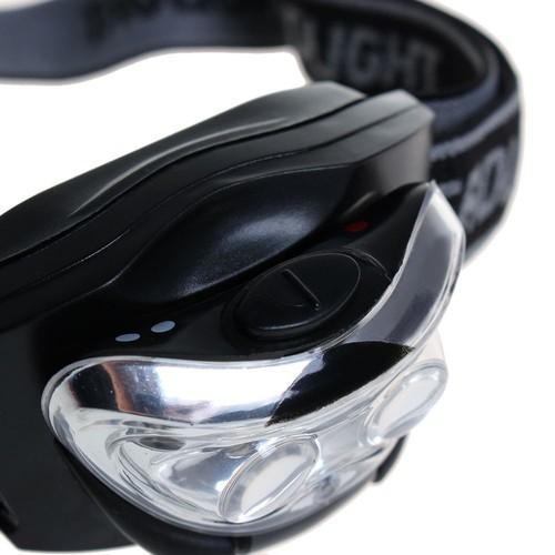 Head Torch Light Outdoor Hands Free Lamp Bright White & Red LED Camping Night - Picture 6 of 9
