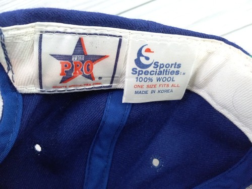 VINTAGE 80'S/90'S NEW YORK KNICKS THE PRO SNAPBACK HAT SPORTS SPECIALTIES YOUNGA - Picture 12 of 14