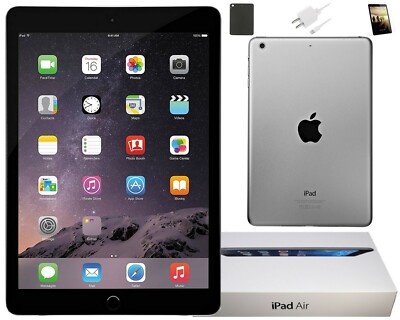 Bundle Deal - Apple iPad Air 2, 128GB, Space Gray, Wi-Fi Only, 9.7
