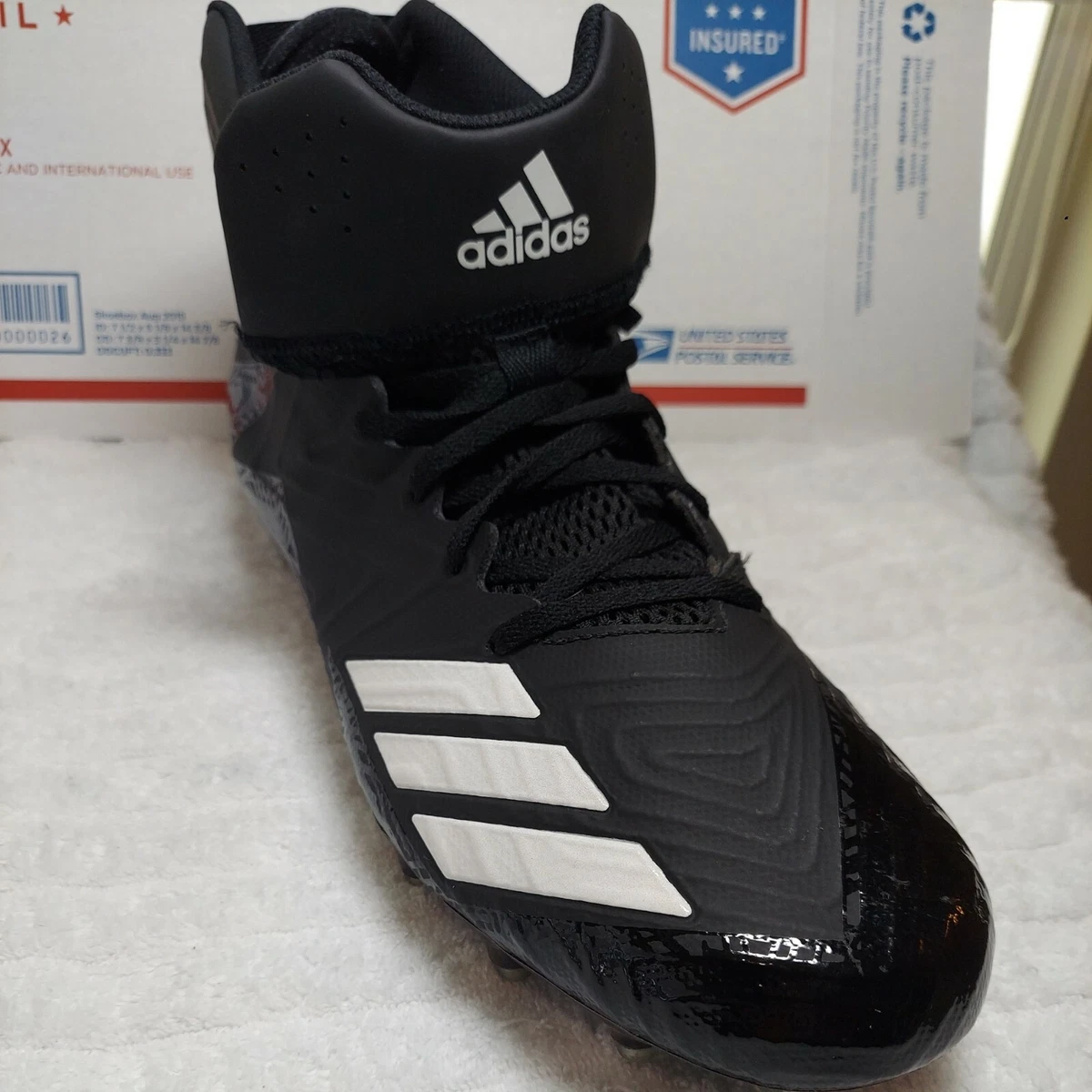 Sløset galleri snatch New Adidas Size: 13.5 CLU 600001 Black Cleats | eBay