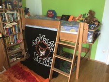 Hochspielbett mit Leiter und Rutsche von PAIDI VARIETTA