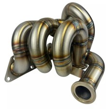 316ss Tubular Turbo Manifold Evo 7 8 9 4g63 44mm Wastegate Vband Garrett G25 G30