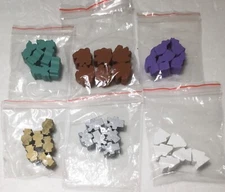 STONEMAIER CHARTERHOUSE BOARD GAME SPOILERY PARTS ONLY 12 PIECES CHOOSE COLOR