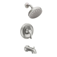 MOEN Korek 82466SRN Single-Handle 1- Spray 1.75 GPM Tub and Shower Faucet with
