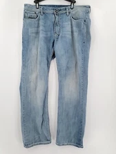 Buffalo Jeans Mens Adult Size 36 Bootcut Faded Destress Designer Denim