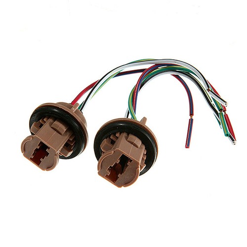 2Pcs 7443 T20 Female Brake Turn Signal Bulb holder Socket adapter Wiring HarYUGJ - Picture 6 of 7