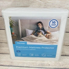 Linenspa Waterproof Smooth Top Premium Mattress Protector- Full Size - New!