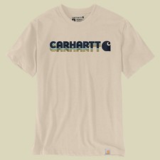 Carhartt Irvine Relaxed Layered Logo T-Shirt Men Herren T-Shirt