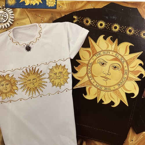 Daisy Kingdom No-Sew Fabric Appliqué The Sun 6296 Vintage 1990’s - Picture 3 of 6