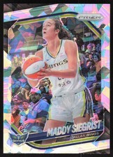 2025 Panini Prizm WNBA #50 Maddy Siegrist Ice Prizms
