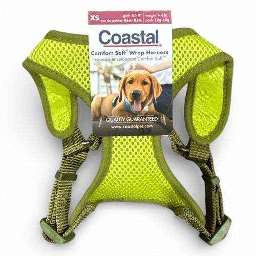 Coastal Pet Comfort Soft Reflective Wrap Adjustable Dog Harness Size XS - NWT