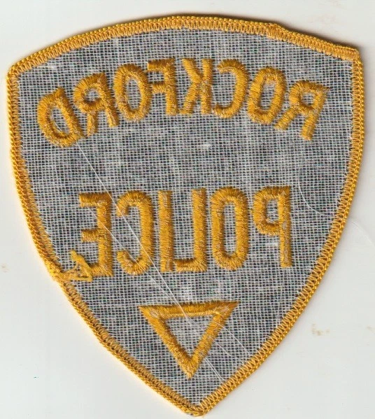 Rockford IL Police parche obsoleto antiguo envío desde Australia Foto 2 de 2