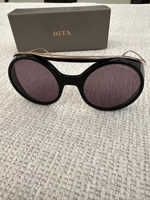 DITA Nacht-One DTS108-56-01 Black Gold UNISEX Sunglasses-56-24/125