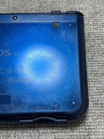 New 3DS LL XL Metalic blue Japan Nintendo Console region Japanese B677