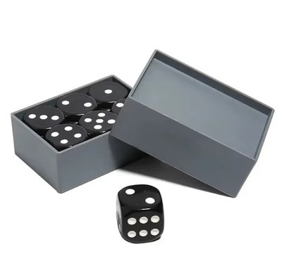 Zauberwürfel Trick 7 Black Würfel und Box Amazing Miracle Zahlenwechsel Vorhersage Effekt