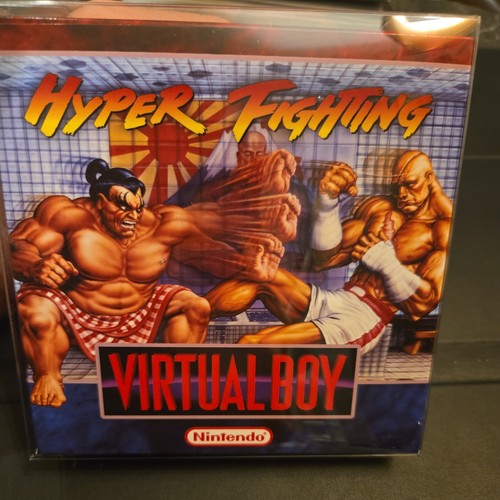 Hyper Fighting Nintendo Virtual Boy Game Complete CIB Tested Working