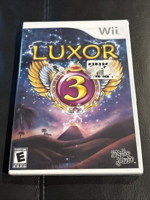 Luxor 3 - Nintendo Wii, Brand New