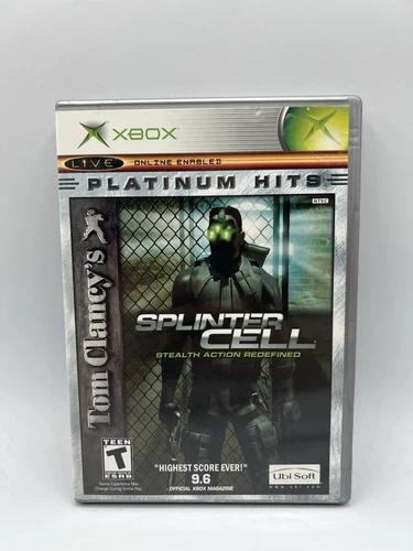 Tom Clancys Splinter Cell Xbox Platinum Hits Complete CIB