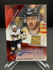 2023-24 Upper Deck SP Game Used Jonathan Marchessault Jersey Auto 29/35