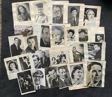 England 1940s big LOT Photos Cards Music Novelty Actors SIGNED Acts BLACKPOOL