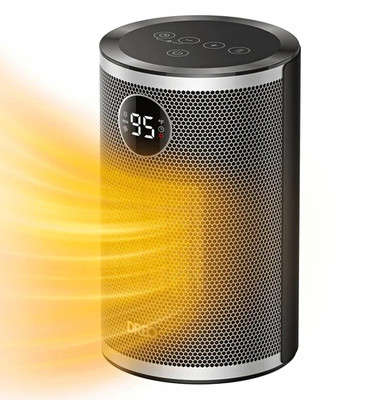 DREO Atom SH313 1500W Ceramic Space Heater Digital Touch 12h Timer 3 Heat