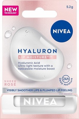 NIVEA Hyaluron Moisture Plus Lippenbalsam Feuchtigkeitspflege & Schutz