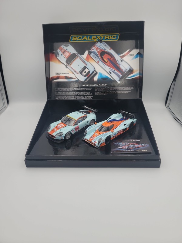 Scalextric C3055A ASTON MARTIN RACING  TWIN PACK BNIB  #313 Of 5000