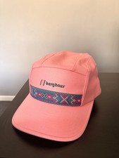 Brand new Berghaus Cap One Size Pink Dean Street Aztec 5 Panel Baseball Hat