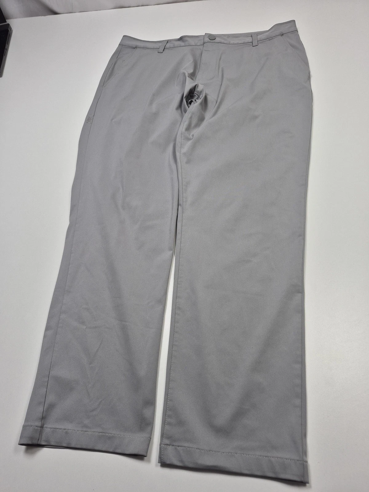 Rhone Chino Pants Mens 36x29 Gray Commuter Slim Stretch Lightweight Travel