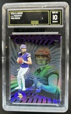 2024 Panini Illusions JJ McCarthy RC Rookie #100 Vikings GMA 10