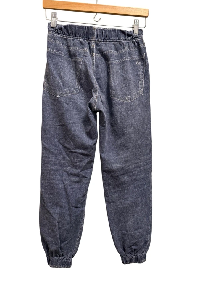 Pantalones de chándal Rag & Bone Miramar para mujer talla XS/P azul imitación denim *LEER reparación Foto 2 de 4