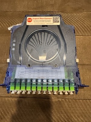 Clearfield Blue Cassette EPZ-012-C2F-SUB ribbon patch and splice cassette NEW