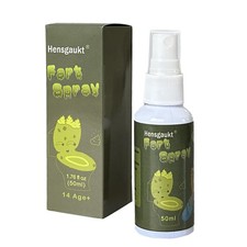 Hensgaukt Fart Spray Extra Strong, 50ml, Non-Toxic, Gag Gift, Small, Green