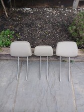 Mercedes E Class W212 Rear Seat  Headrests headrest x3 cream Leather 2010