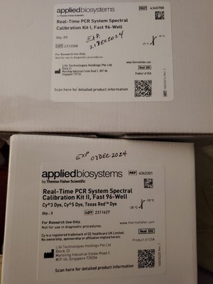 New Applied Biosystems ABI 7500 Fast PCR Systems Calibration Kit 4360788 4362201