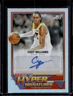 2025-26 Topps Hoops Cody Williams Hyper Signatures Auto Autograph #HHS-CW Jazz