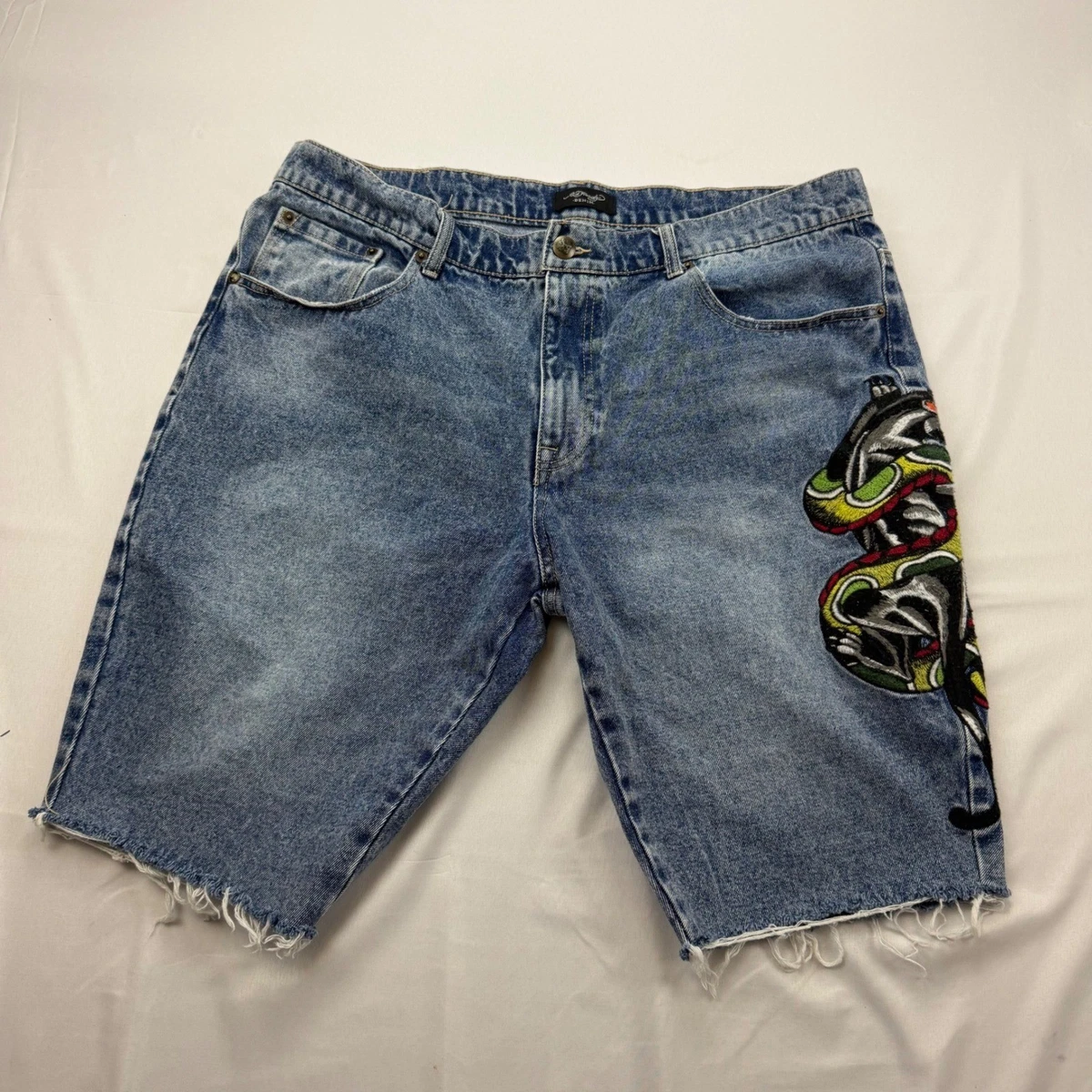 Ed Hardy Cotton Denim Shorts for Men for sale | eBay