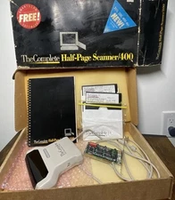 THE COMPLETE HALF-PAGE SCANNER 400  FULL SET WITH INTERFACE CARD SOFTWARE USED