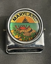 VTG Maryland Refrigerator Magnet Blue Crab Ocean City Shore MISSING Magnet