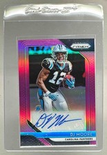 DJ Moore 2018 Panini Prizm #RA-DJM Pink Rookie Auto