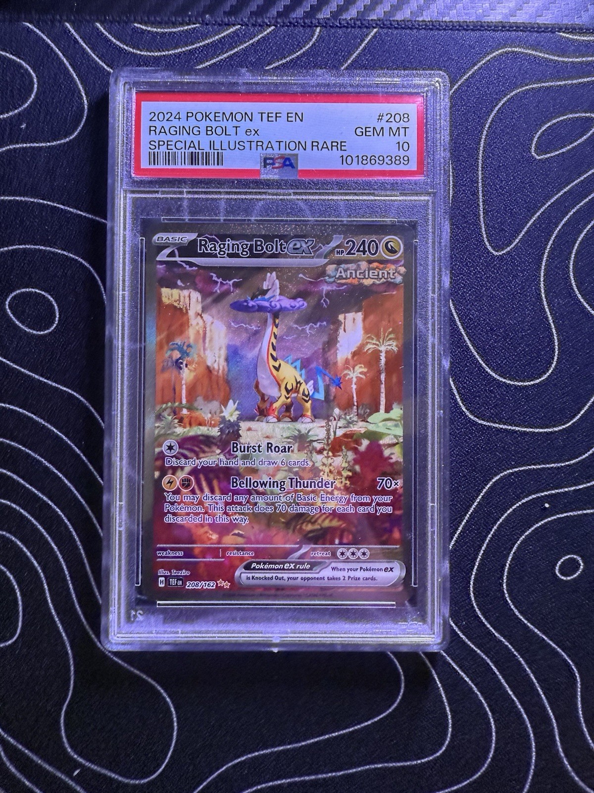 Raging Bolt ex 2024 Scarlet & Violet: Temporal Forces #208 Raging Bolt ex 2024 Scarlet & Violet: Temporal Forces #208