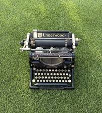 VINTAGE Underwood No. 5 Standard Typewriter HEAVY CAST IRON Antique thumbnail